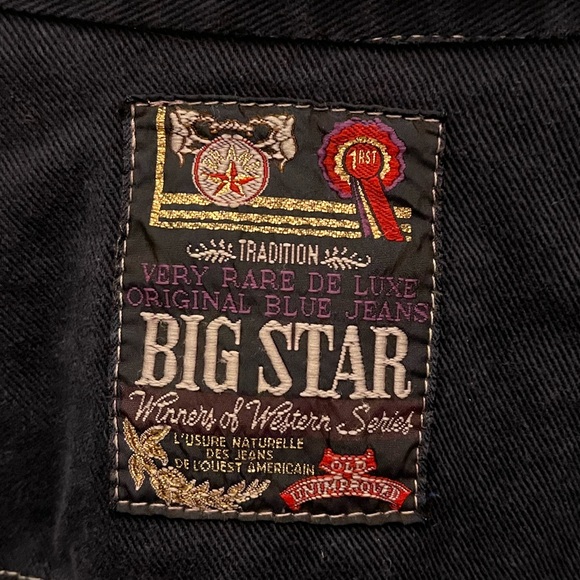 Vintage Big Star Brand Jean Denim Trucker Jacket - Picture 4 of 7